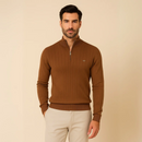 Suéter Masculino Gola Alta com Zíper Zinatti