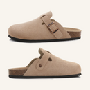Sandália Clog de Camurça Zinatti