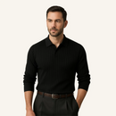 Camisa Modelo Polo Canelada Manga Longa Zinatti