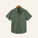 Camisa de Linho Masculina Manga Curta Holmes
