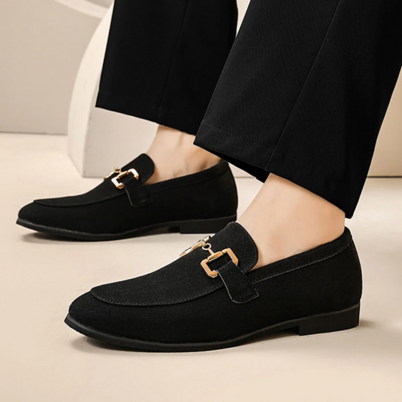Mocassim Masculino de Camurça Lenor