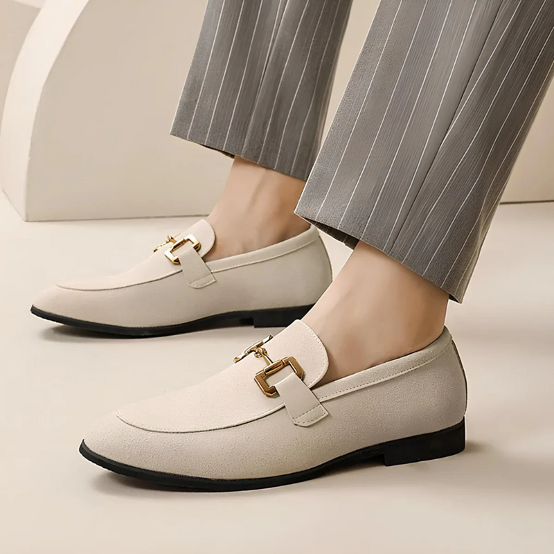 Mocassim Masculino de Camurça Lenor